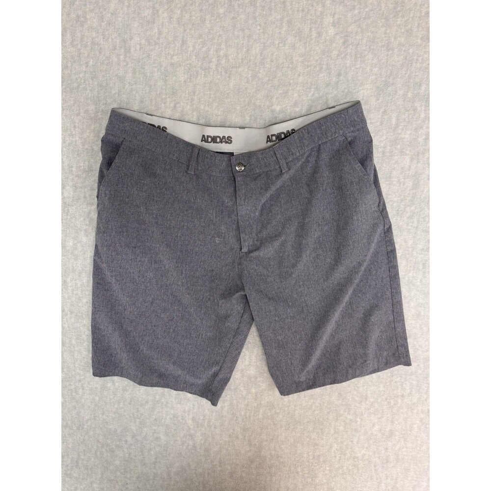 Adidas Grey Golf Shorts Lightweight Stretch Material Size 40